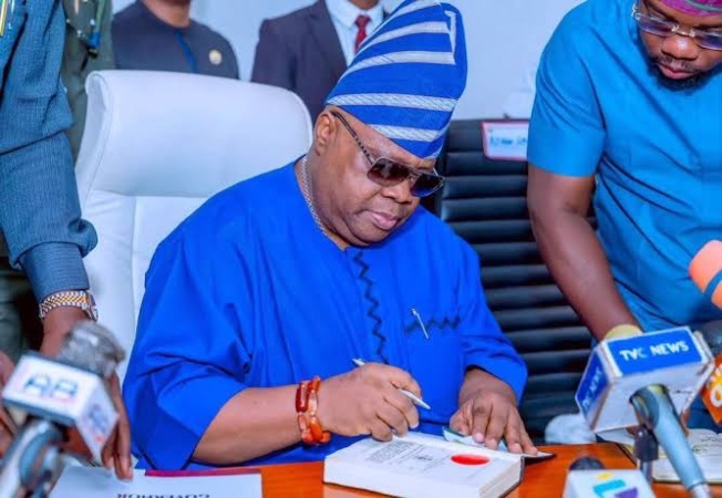Adeleke signs Osun Park Management Bill into law, promises modernised park system