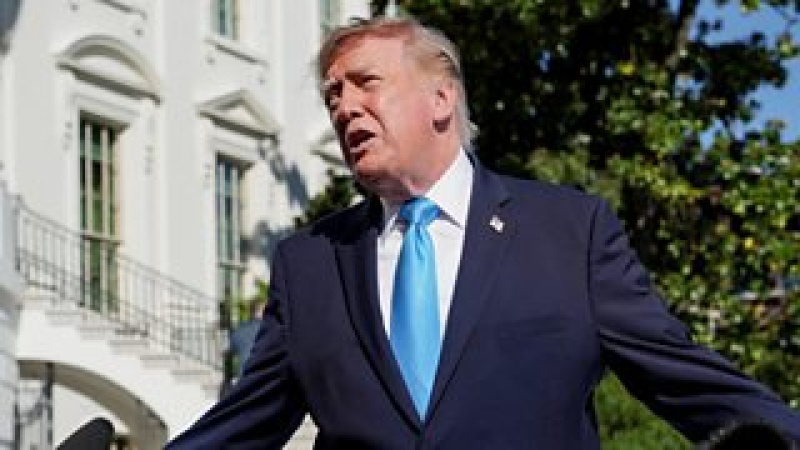 Trump says 'threat' led US to pull bombers from RAF Fairford