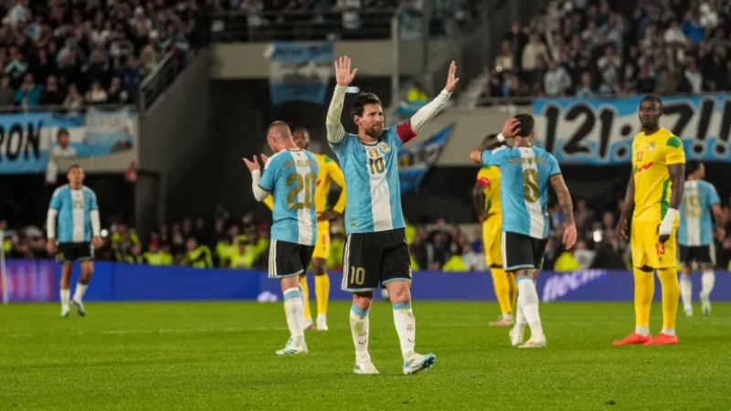 Messi bows out with goal, two assists in farewell match with Argentina