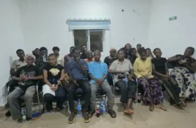 Tears, embraces as rescued NYSC members reunite with families in Ibadan