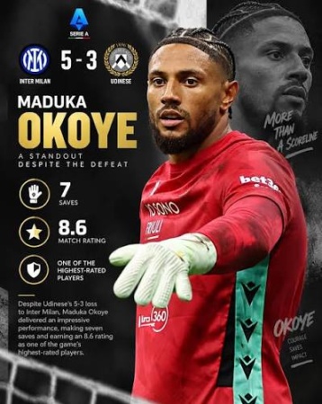 Triveneto Football Gala: Okoye named Udinese’s best player