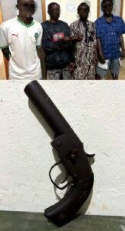 Police nab 4 suspected cultists, recover gun in Lagos
