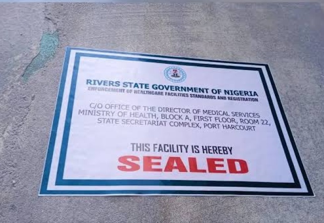 Rivers govt seals eight health facilities, arrests four