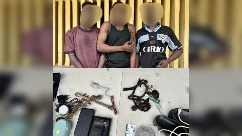 Police arrest three suspected armed robbers in Abia