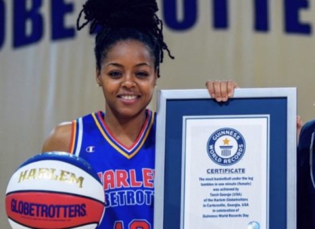 Meet Cherelle ‘Torch’ George: Seven-time Guinness World Records holder for incredible Basketball skills