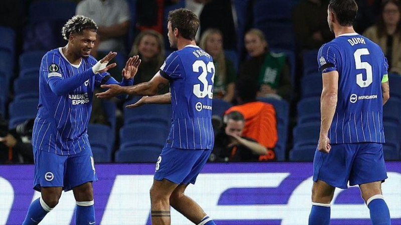 Brighton thrash Kauno Zalgiris in Conference League