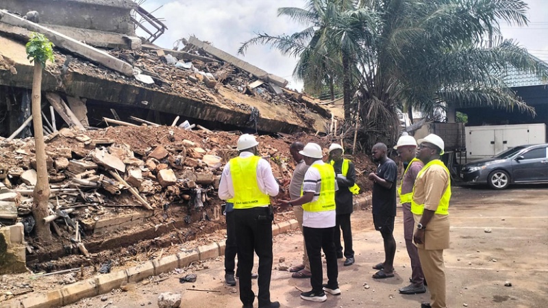 Society of engineers probes building collapse in Enugu