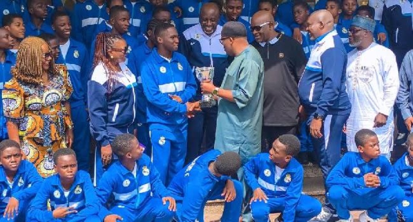 Gov Fubara rewards Real Madrid Academy players, officials with ₦50 million after UK tour