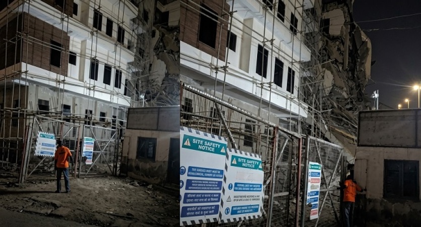 Five-storey building partially collapses in Abuja