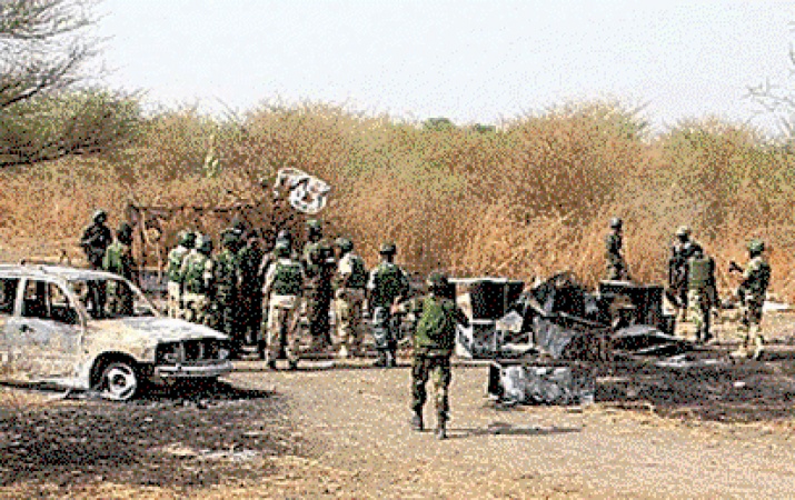 Eight soldiers killed after hitting landmine in Borno
