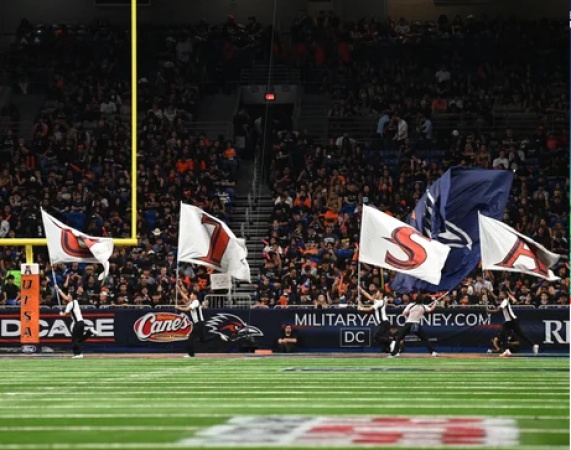 US airman dies as daredevil descent goes wrong before Texas college football game