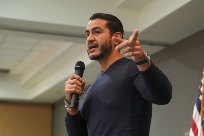 GOP attacks on El-Sayed’s Muslim faith come to a head in heated town hall exchange