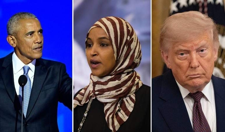 Obama Accuses Trump Administration Of Intimidating Ilhan Omar Over Political Views