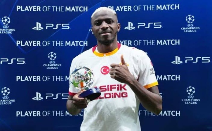 Osimhen scores as Galatasaray defeat Lille 4-2 in Champions League thriller