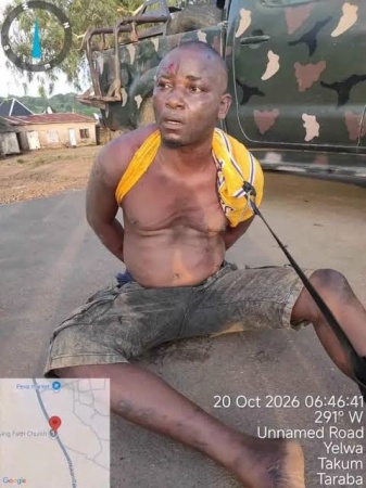 Army arrests notorious suspect DJ Abam over alleged reign of terror in Taraba community