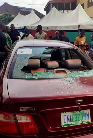 Four shot as NDC convoy attacked in Ebonyi, campaign vehicle burnt
