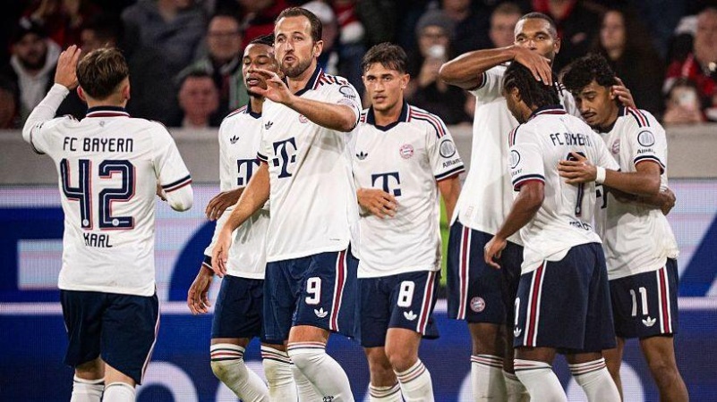 Freiburg 1-3 Bayern Munich: Bayern beat Freiburg as fans unveil Kompany banner