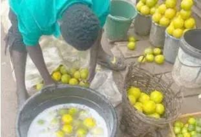 Health hazard: Fruit vendors use laundry detergents to sparkle produce for profit
