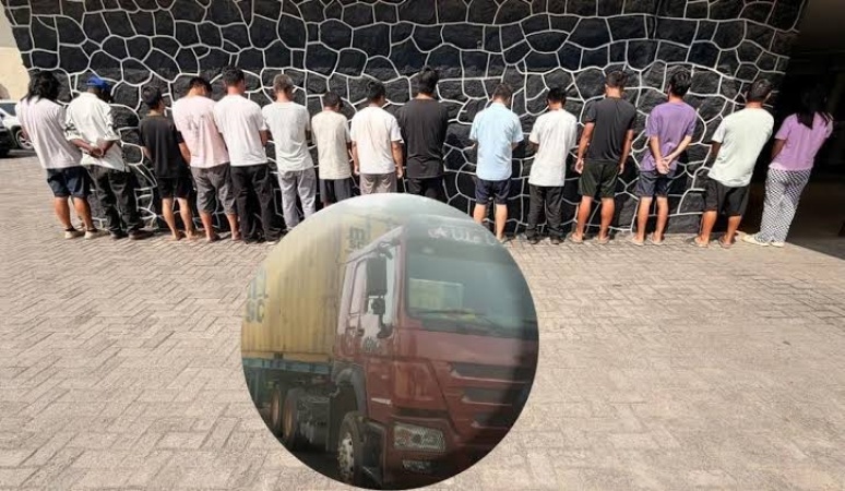 EFCC arrests 14 Chinese illegal miners, Nigerian accomplice in Ogun