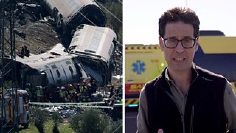 Audio reveals exchanges between control centre and drivers before deadly Spain train crash