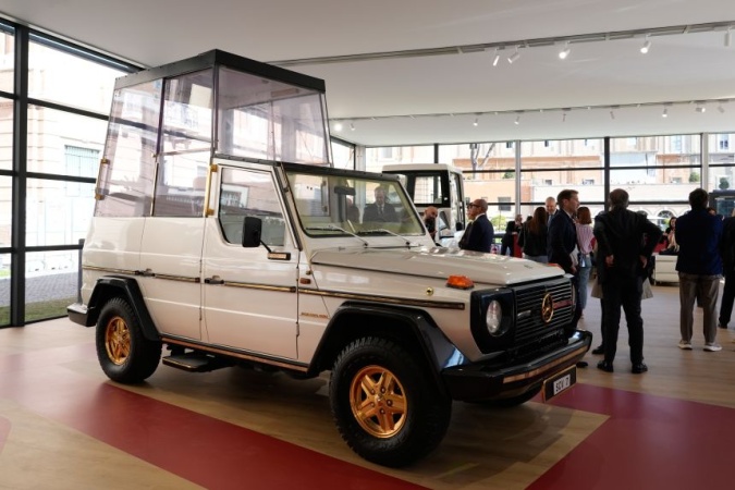 The Vatican unveils its holy garage of popemobiles used since 1930