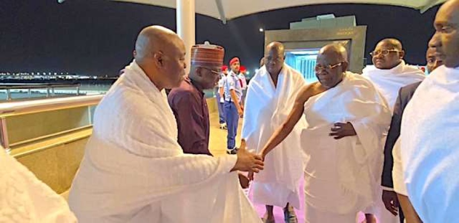 Tinubu arrives in Saudi Arabia for Umrah