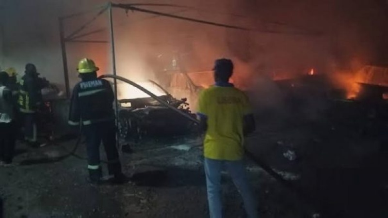 Fire razes Lagos workshop, 21 exotic cars affected