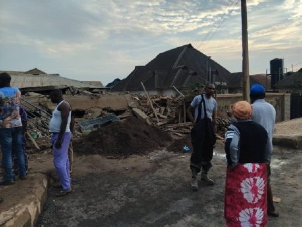 JUST IN: Three dead, five rescued as two-storey building collapses in Osun 