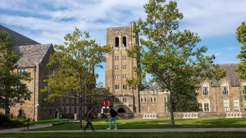 Woman at centre of Cornell University rape inquiry in 'constant fear', lawyer says