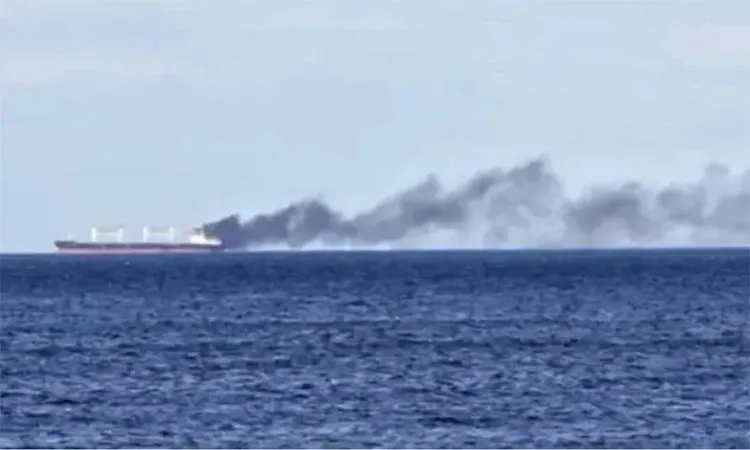 Eleven sailors missing after drone attack sinks cargo ship off Bulgarian Coast