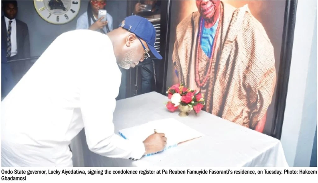 Ooni, Akintoye, Bamidele, Mimiko, Fayemi, Afenifere mourn Fasoranti, hail legacy of service