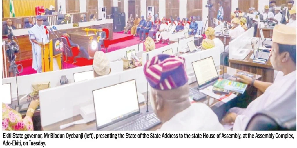 Oyebanji at State of the State Address, hails Ekiti’s eonomic growth, N8.8 trillion GDP