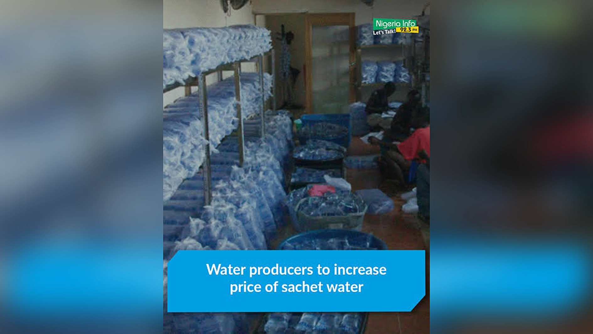 Households lament as sachet water hits N500 per bag in Lagos