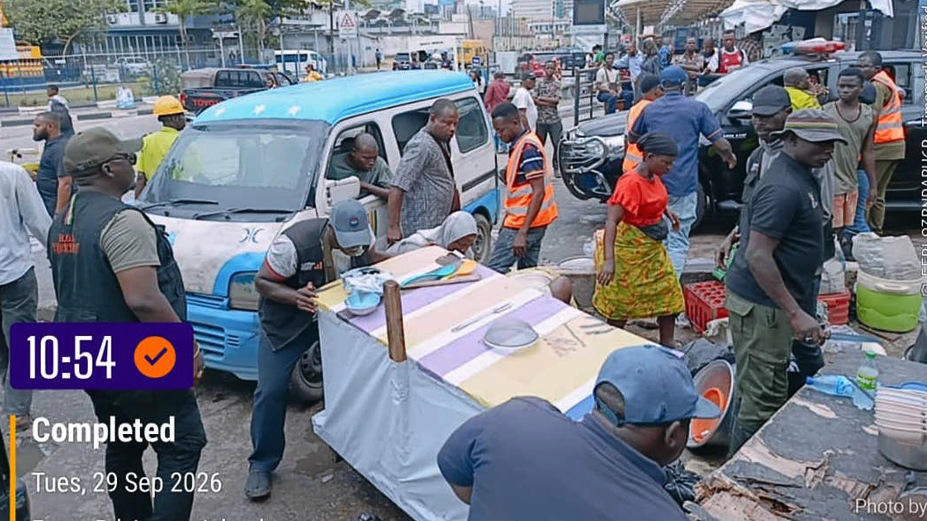 LAWMA clears street traders from TBS, Costain-National Theatre corridors